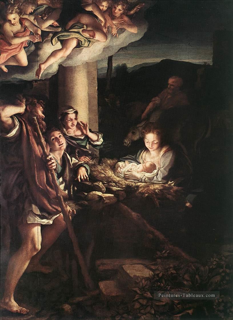 Nativité Sainte Nuit Renaissance maniérisme Antonio da Correggio Peintures à l'huile